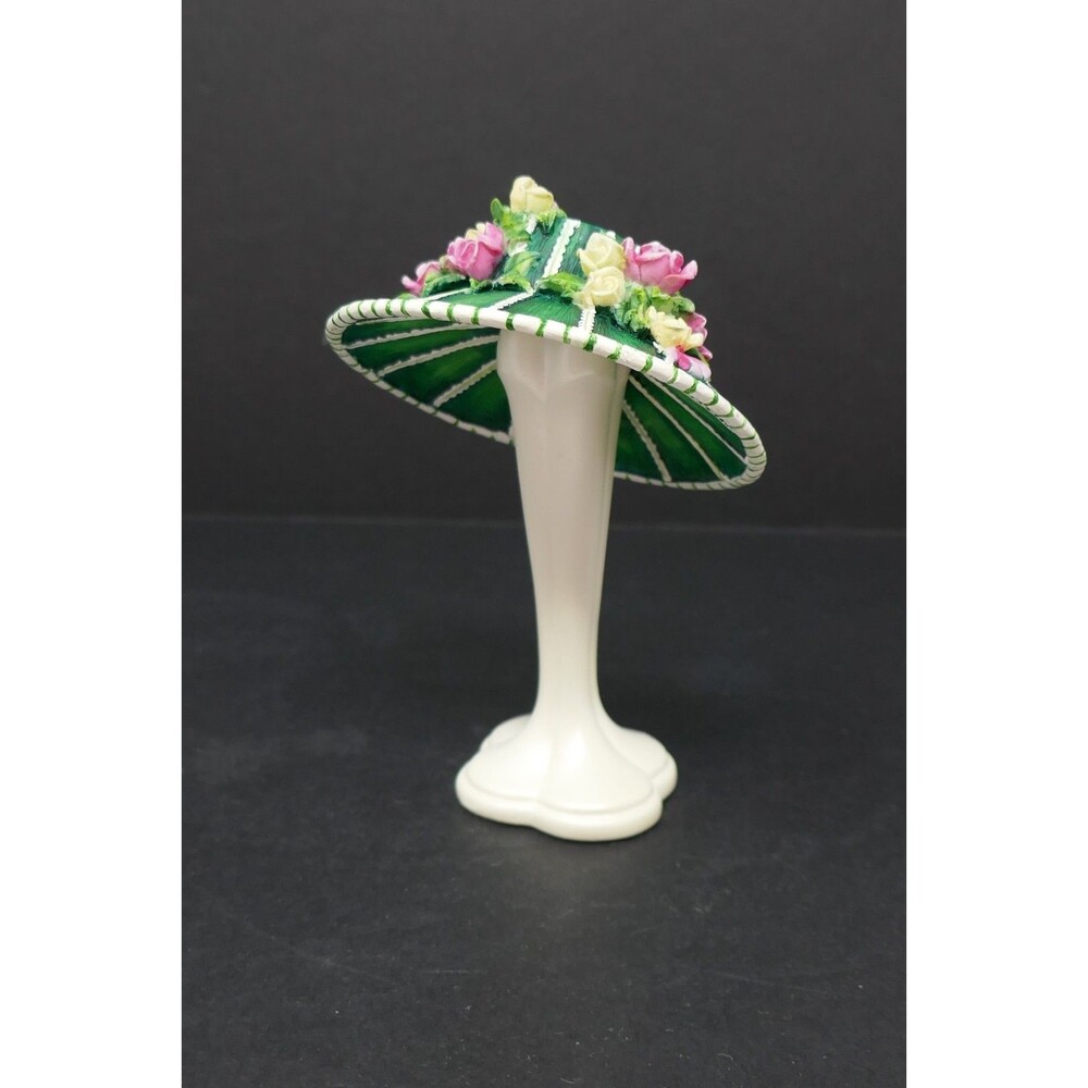 Willow Hall Age of Elegance My Fair Lady Circa 1910 Miniature Hat & Stand #7263